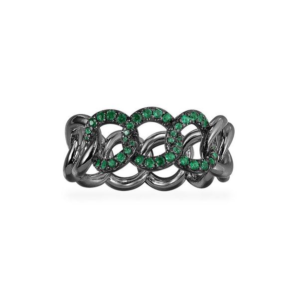 cluster rings sljely fashion rock 925 sterling silver black gray & green chain link ring pave cubic zirconia women herisson collection jewel, Golden;silver
cluster rings sljely fashion rock 925 sterling silver black gray & green chain link ring pave cubic zirconia women herisson collection jewel, Golden;silver