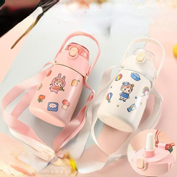 water bottles large-capacity vacuum flask bottle big belly cups children's straw cup stainless steel outdoor sports cute
water bottles large-capacity vacuum flask bottle big belly cups children's straw cup stainless steel outdoor sports cute