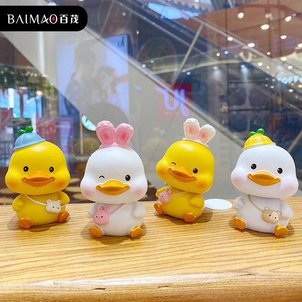 key chain momo duckling cartoon accessories shake head doll interior decoration home office desktop, Silver
key chain momo duckling cartoon accessories shake head doll interior decoration home office desktop, Silver