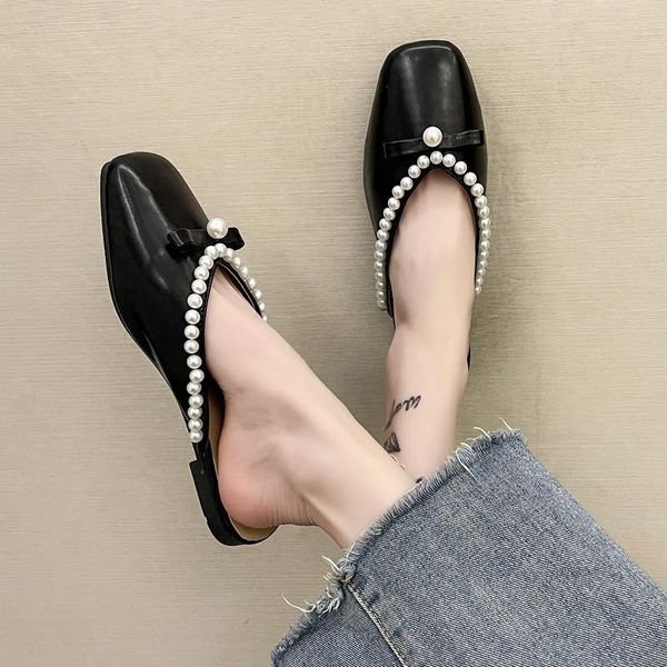 shoes woman 2021 string bead square heel butterfly-knot slippers flat cover toe pantofle luxury slides block designer basic, Black
shoes woman 2021 string bead square heel butterfly-knot slippers flat cover toe pantofle luxury slides block designer basic, Black