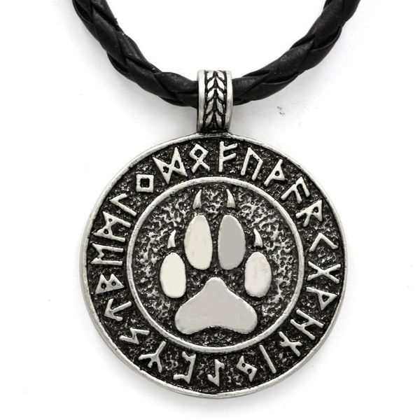 norse vikings bear print amulet the rune pendant necklace nordic talisman necklaces, Silver
norse vikings bear print amulet the rune pendant necklace nordic talisman necklaces, Silver
