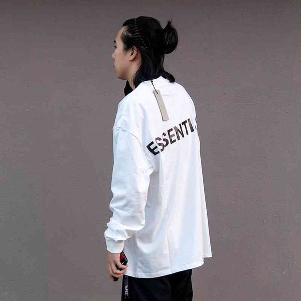 huowang fog branch ess round neck backed long sleeve loose night running reflective sweater thin high street, Black
huowang fog branch ess round neck backed long sleeve loose night running reflective sweater thin high street, Black