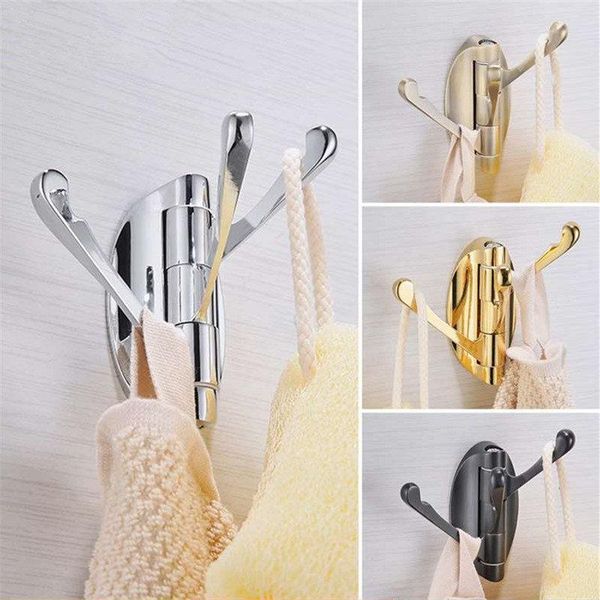 robe hooks rotation 3 chrome wall mounted clothes rack cloth hook bag caddy hangers door accessory key hanger useful
robe hooks rotation 3 chrome wall mounted clothes rack cloth hook bag caddy hangers door accessory key hanger useful