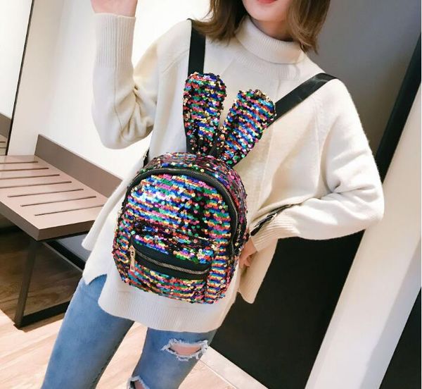 piece sequin faux fur ears backpacks girls glitter pu leather school kindergarten shoulder bags handbag
piece sequin faux fur ears backpacks girls glitter pu leather school kindergarten shoulder bags handbag