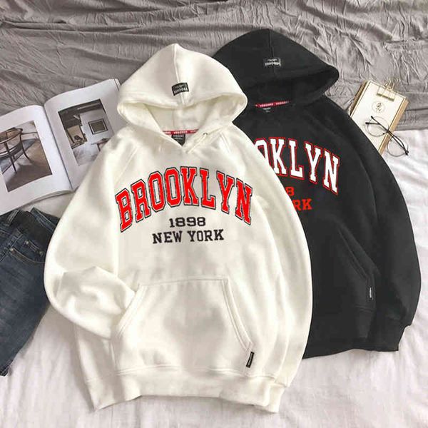 new sweatshirts veet winter women's brooklyn letter printing hooded female 2021 cotton thicken warm hoodi lady autumn, Black
new sweatshirts veet winter women's brooklyn letter printing hooded female 2021 cotton thicken warm hoodi lady autumn, Black