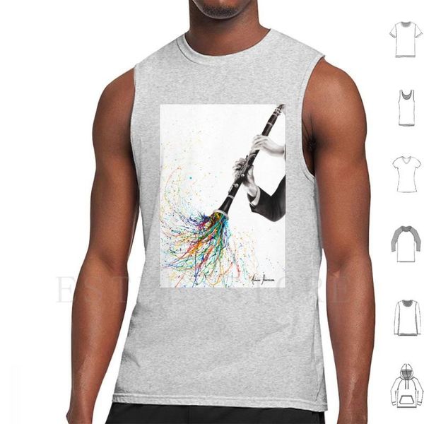 men' tank a clarinet tune vest cotton music instrument musical street art musician realistic multicolor rainbow, White;black
men' tank a clarinet tune vest cotton music instrument musical street art musician realistic multicolor rainbow, White;black