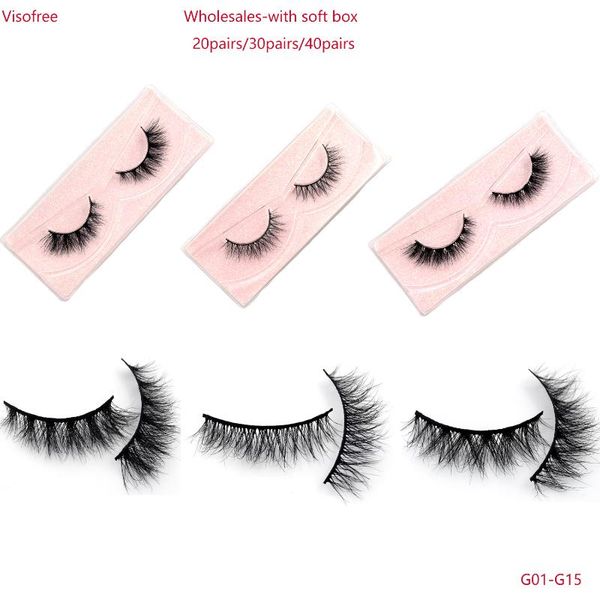 false eyelashes viso30/40 pairs 3d mink lashes reusable make up 100% cruelty handmade fluffy
false eyelashes viso30/40 pairs 3d mink lashes reusable make up 100% cruelty handmade fluffy