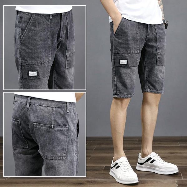 teenagers denim shorts men's 1/2 pants summer 2021 thin loose korean straight trendy brand short jeans, Blue
teenagers denim shorts men's 1/2 pants summer 2021 thin loose korean straight trendy brand short jeans, Blue