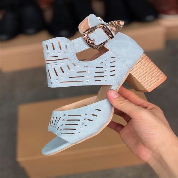2021 women high heeled sandals coarse heel luxury suede leather shoes buckle zipper back fashion party wedding sandal fashion sandals top, Black
2021 women high heeled sandals coarse heel luxury suede leather shoes buckle zipper back fashion party wedding sandal fashion sandals top, Black