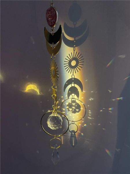 keychains suncatcher moon and sun crystal ball rainbow maker window hanging party home decor shining bright gifts, Silver
keychains suncatcher moon and sun crystal ball rainbow maker window hanging party home decor shining bright gifts, Silver