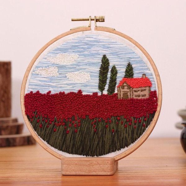 other arts and crafts france garden flower beginner embroidery fabric threads landscape kit bag painting stitch material 3d wall needlework
other arts and crafts france garden flower beginner embroidery fabric threads landscape kit bag painting stitch material 3d wall needlework