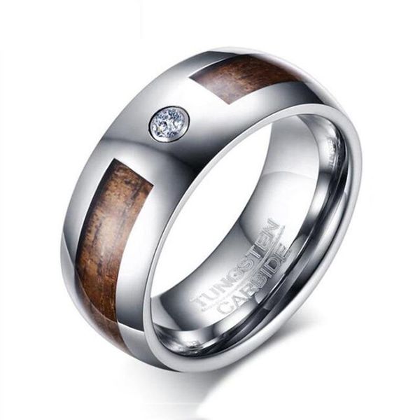 eamti wood inlay men rings 8mm tungsten carbide anillos para hombres vintage wooden ringen wedding engagement jewelry personal, Slivery;golden
eamti wood inlay men rings 8mm tungsten carbide anillos para hombres vintage wooden ringen wedding engagement jewelry personal, Slivery;golden