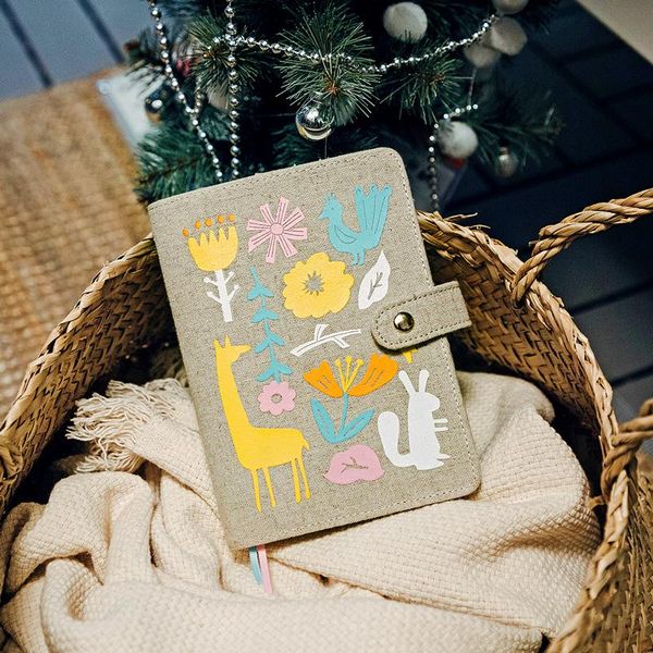 kinbor hand book a6 account forest story teller self filling schedule cotton and diary notebook student notepads, Purple;pink
kinbor hand book a6 account forest story teller self filling schedule cotton and diary notebook student notepads, Purple;pink