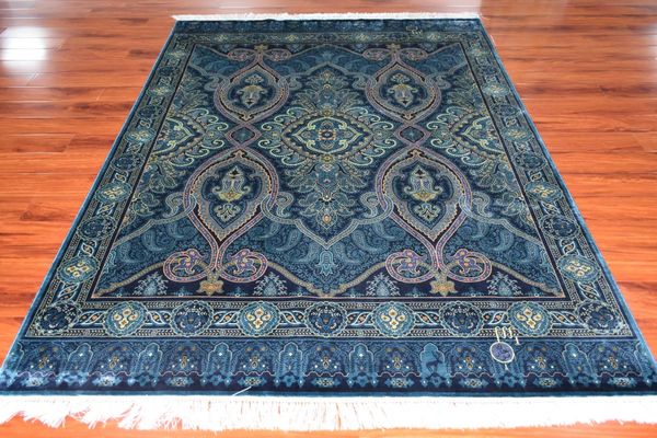 carpets 6'x8.3' hand knotted area rugs large handmade silk carpet