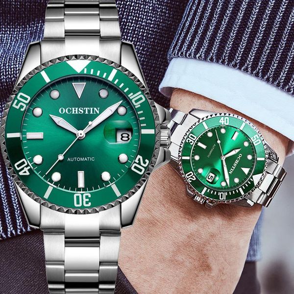 wristwatches ochstin men watch automatic mechanical sport military army male clock green dial steel man wristwatch gift 612, Slivery;brown
wristwatches ochstin men watch automatic mechanical sport military army male clock green dial steel man wristwatch gift 612, Slivery;brown