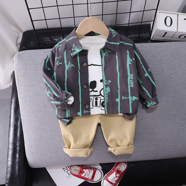 clothing sets 0-5years boys spring autumn baby handsome casual shirt+t-shirt+pants 3pcs fashion kids infant clothes suits, White
clothing sets 0-5years boys spring autumn baby handsome casual shirt+t-shirt+pants 3pcs fashion kids infant clothes suits, White