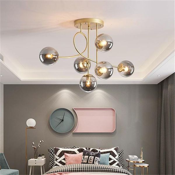 chandeliers nordic glass ball chandeilir lighting for living room dinning bedroom modern led light fixture designer ceiling lamp/lights
chandeliers nordic glass ball chandeilir lighting for living room dinning bedroom modern led light fixture designer ceiling lamp/lights