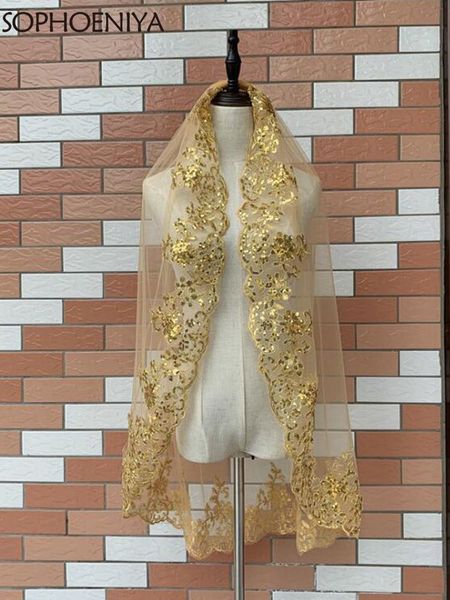 bridal veils arrival veu noiva veil 2021 elbow length golden sequin lace with combed wedding accessories, Black
bridal veils arrival veu noiva veil 2021 elbow length golden sequin lace with combed wedding accessories, Black