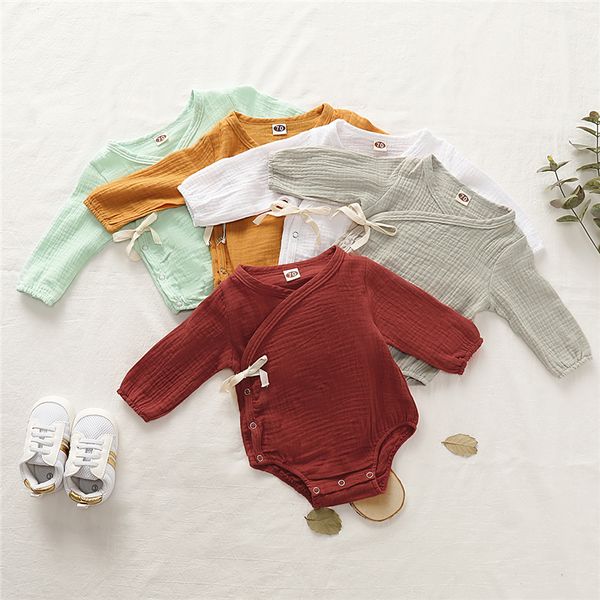 australia us fashions baby jumpsuits muslin cotton newborn rompers plain long sleeve lace-up buttons todder jumper, Blue
australia us fashions baby jumpsuits muslin cotton newborn rompers plain long sleeve lace-up buttons todder jumper, Blue