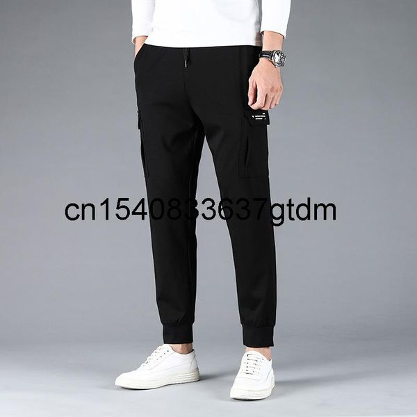 men's autumn elastic waist casual pants fat plus large size loose and fashionable small foot sports fashion, Black
men's autumn elastic waist casual pants fat plus large size loose and fashionable small foot sports fashion, Black