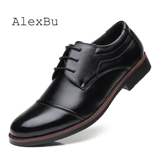 dress shoes alexbu 2021 leather man big size 6-11 oxfords men fashion formal wedding spring casual business, Black
dress shoes alexbu 2021 leather man big size 6-11 oxfords men fashion formal wedding spring casual business, Black