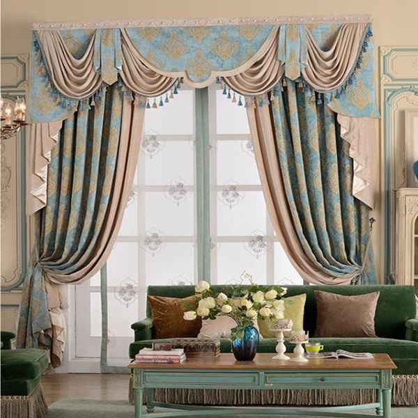 custom curtain american high-quality living room noble high-precision blue cloth blackout valance tulle panel c296 & drapes
custom curtain american high-quality living room noble high-precision blue cloth blackout valance tulle panel c296 & drapes