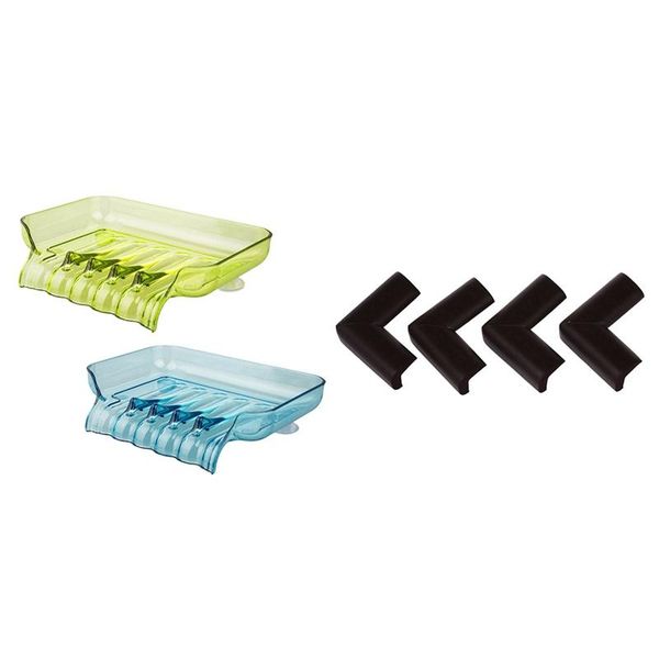 soap dishes 4pcs child baby safety desk table edge cover guard & 2pcs portable travel dish box case holder container
soap dishes 4pcs child baby safety desk table edge cover guard & 2pcs portable travel dish box case holder container