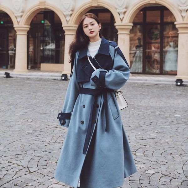 women's trench coats 2021 spring autumn windbreaker long temperament british style coat for women loose casual fashion high-quality, Tan;black
women's trench coats 2021 spring autumn windbreaker long temperament british style coat for women loose casual fashion high-quality, Tan;black