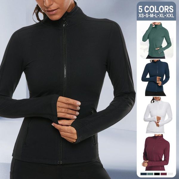 women's yoga shirt sports running women gym jacket long sleeves zipper pocket woman for fitness jackets, Black;red
women's yoga shirt sports running women gym jacket long sleeves zipper pocket woman for fitness jackets, Black;red