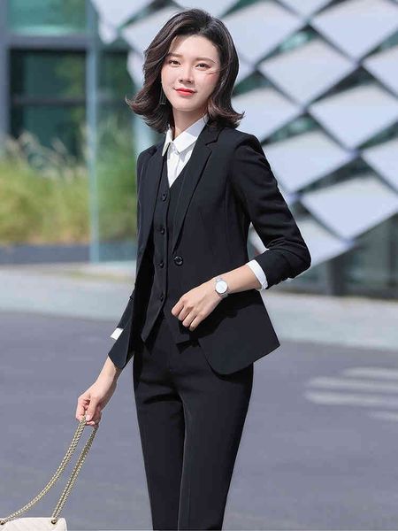 pant 3-piece high-quality female pantsuit suit lady in uniform designs unique black breasted work wear jacket and pants, White
pant 3-piece high-quality female pantsuit suit lady in uniform designs unique black breasted work wear jacket and pants, White