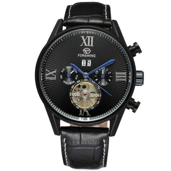 refining black leather blue hands full tourbillion flooded dial gentlemen watches fire luxury automatic, Slivery;brown
refining black leather blue hands full tourbillion flooded dial gentlemen watches fire luxury automatic, Slivery;brown