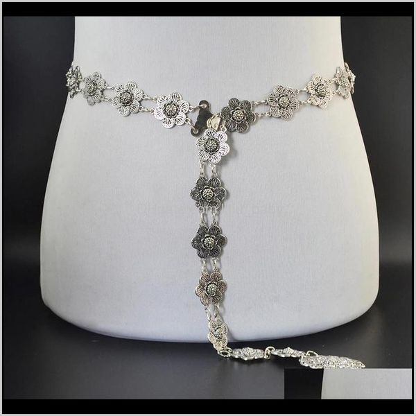 belly chains drop delivery 2021 bohemian vintage sier tassel flower bells body for women beach indian ethnic dance waist chain jewelry uw529, Silver
belly chains drop delivery 2021 bohemian vintage sier tassel flower bells body for women beach indian ethnic dance waist chain jewelry uw529, Silver