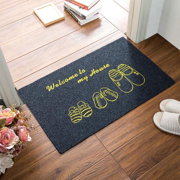 40*60cm living room bedroom door carpet anti-slip entrance cleaning shoes welcome to my house floor mat carpets 
40*60cm living room bedroom door carpet anti-slip entrance cleaning shoes welcome to my house floor mat carpets