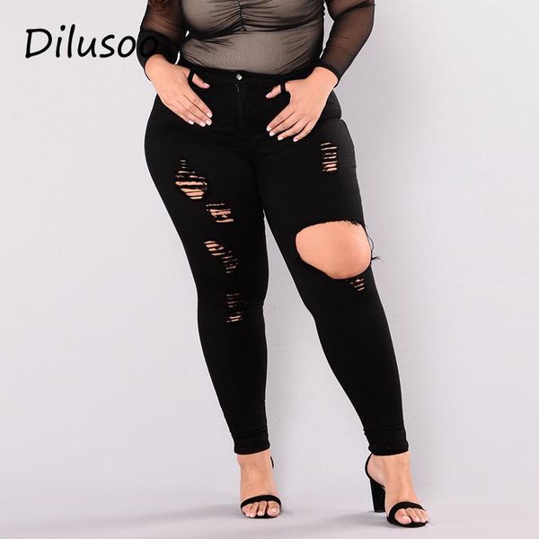 women's jeans dilusoo women ripped plus size pants skinny elastic pencil woman high waist hole large casual denim lady, Blue
women's jeans dilusoo women ripped plus size pants skinny elastic pencil woman high waist hole large casual denim lady, Blue