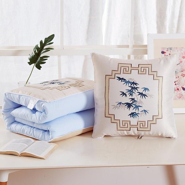 pillow quilt dual-purpose car cushion for office nap air conditioning 45x45cm 120*160cm bamboo 
pillow quilt dual-purpose car cushion for office nap air conditioning 45x45cm 120*160cm bamboo