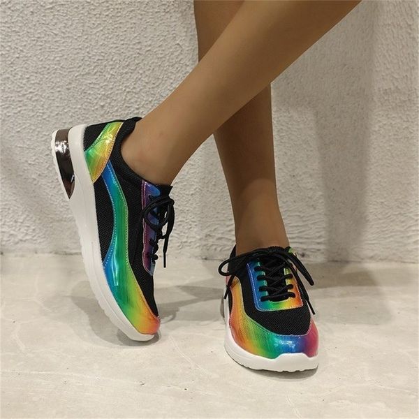 women new sneakers 2021 autumn fashion mix colors lace up ladies casual shoes comfortable outdoor female larged-size flats
women new sneakers 2021 autumn fashion mix colors lace up ladies casual shoes comfortable outdoor female larged-size flats