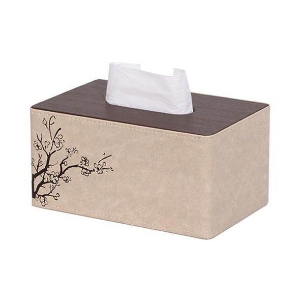 tissue boxes & napkins plum blossom pu leather box rectangle paper towel holder desknapkin storage container for home
tissue boxes & napkins plum blossom pu leather box rectangle paper towel holder desknapkin storage container for home