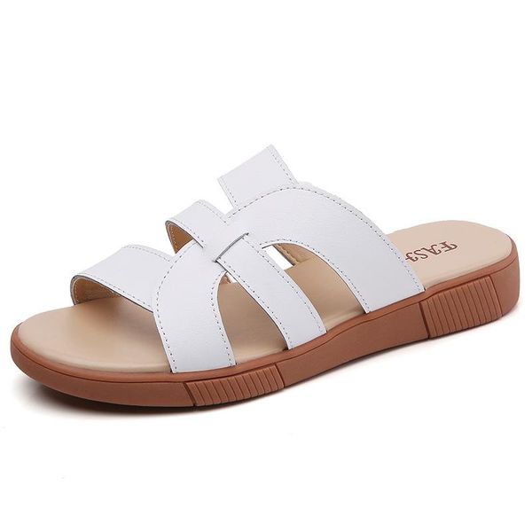 slippers akexiya 2021 summer leather women shoes soft bottom non-slip flat sandals pregnant woman comfortable, Black
slippers akexiya 2021 summer leather women shoes soft bottom non-slip flat sandals pregnant woman comfortable, Black