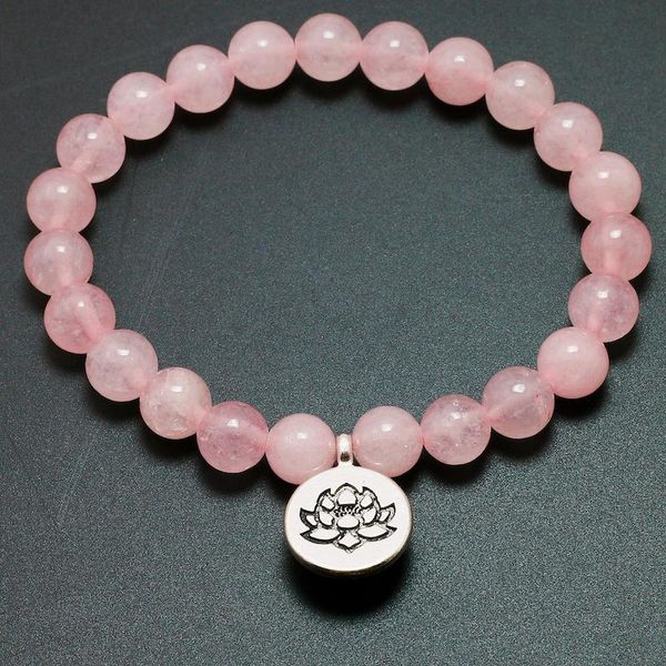 beaded, strands natural pink crystal bracelet healing biddha charm bracelets wrist mala beads stone lotus yoga chakra jewelry women, Black
beaded, strands natural pink crystal bracelet healing biddha charm bracelets wrist mala beads stone lotus yoga chakra jewelry women, Black
