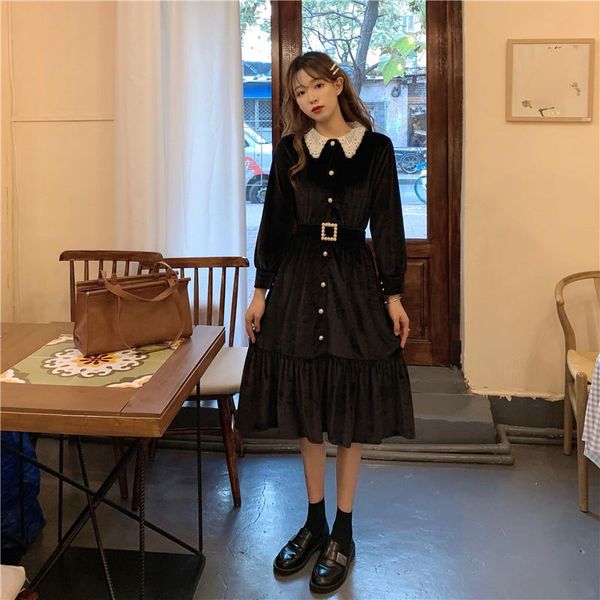 plus size french style women dress vintage high waist dresses black 9525a casual, Black;gray
plus size french style women dress vintage high waist dresses black 9525a casual, Black;gray