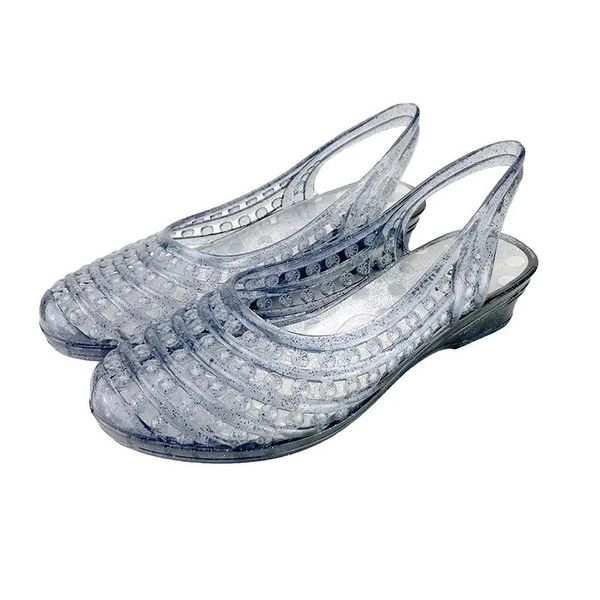sandals women's summer crystal shoes ladies wedged-heel jelly woman hollow out breathable non slip beach bling, Black
sandals women's summer crystal shoes ladies wedged-heel jelly woman hollow out breathable non slip beach bling, Black