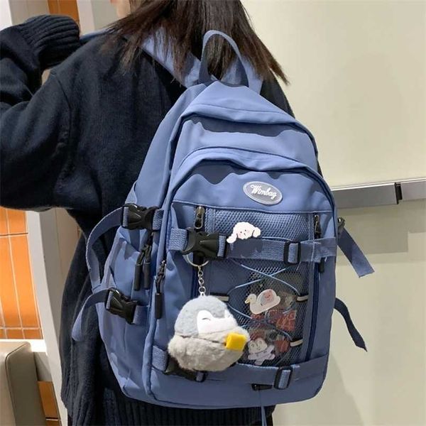 dcimor large capacity drawstring women backpack female multi-pocket waterproof nylon book bag college girl buttons schoolbag 211215
dcimor large capacity drawstring women backpack female multi-pocket waterproof nylon book bag college girl buttons schoolbag 211215