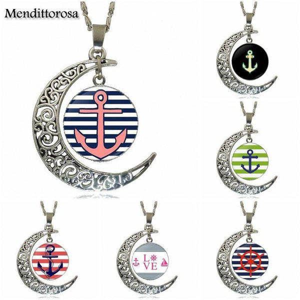 pendant necklaces for girls gift vintage jewelry silver color glass cabochon choker crescent moon long necklace rudder anchor
pendant necklaces for girls gift vintage jewelry silver color glass cabochon choker crescent moon long necklace rudder anchor