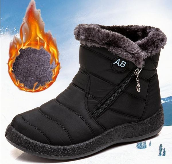 boots ankle winter snow boot female flats shoes solid fashion warm zippers plus size casual short plush woman, Black
boots ankle winter snow boot female flats shoes solid fashion warm zippers plus size casual short plush woman, Black
