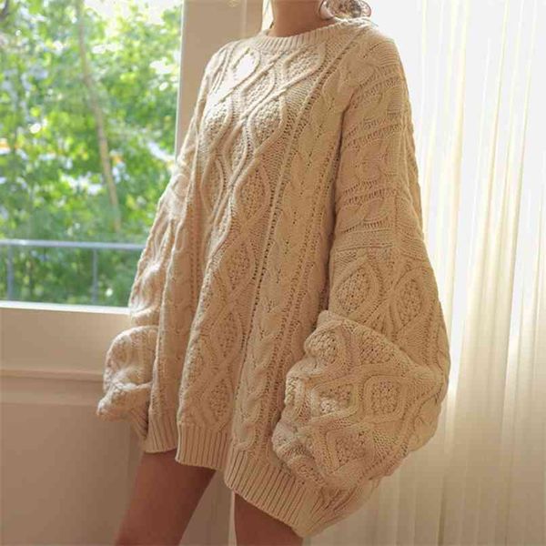 colorfaith winter spring women pullovers sweater oversize knitted lanternsleeve solid minimalist knitwear sw7418 210918, White;black
colorfaith winter spring women pullovers sweater oversize knitted lanternsleeve solid minimalist knitwear sw7418 210918, White;black