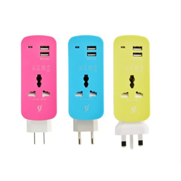 smart power plugs universal travel socket plug adapter 2 usb ports charger ac/dc multi ac adaptor eu us uk converter
smart power plugs universal travel socket plug adapter 2 usb ports charger ac/dc multi ac adaptor eu us uk converter