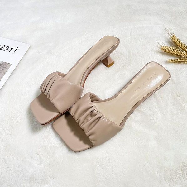 sandals summer slippers women's high heel shoes 2021 one line belt sandal fashion comfortable 5cm, Black
sandals summer slippers women's high heel shoes 2021 one line belt sandal fashion comfortable 5cm, Black
