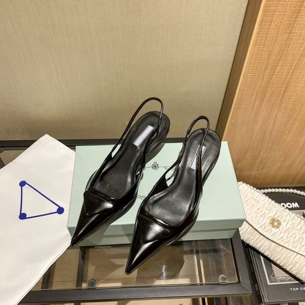 women's shoes spring and summer kitten heel pointed sandals luxury designer fashion breathable leather black low heels
women's shoes spring and summer kitten heel pointed sandals luxury designer fashion breathable leather black low heels