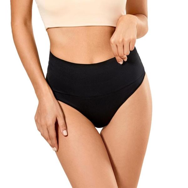 women's shapers plus size tummy control high waisted seamless thong shapewear, Black;white
women's shapers plus size tummy control high waisted seamless thong shapewear, Black;white