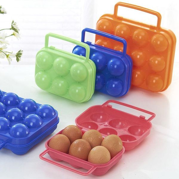 storage bottles & jars 6/12 grids portable egg box container plastic case for outdoor camping picnic eggs holder kitchen organizer
storage bottles & jars 6/12 grids portable egg box container plastic case for outdoor camping picnic eggs holder kitchen organizer